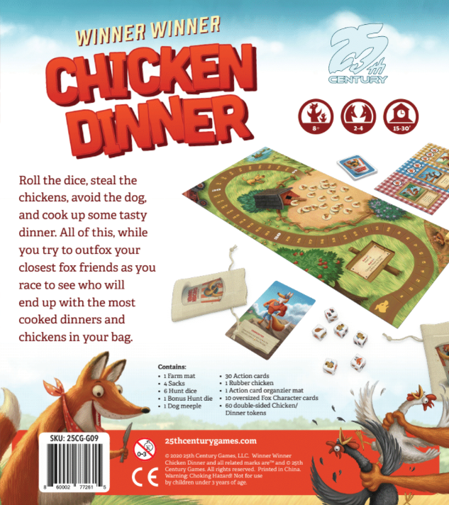 Winner Winner Chicken Dinner Board Game Monopolis - Toko 
